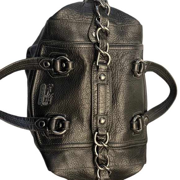 RARE Coach Madison Leather Satchel/ Shoulder Bag #14312 Anthracite - Picture 6 of 16